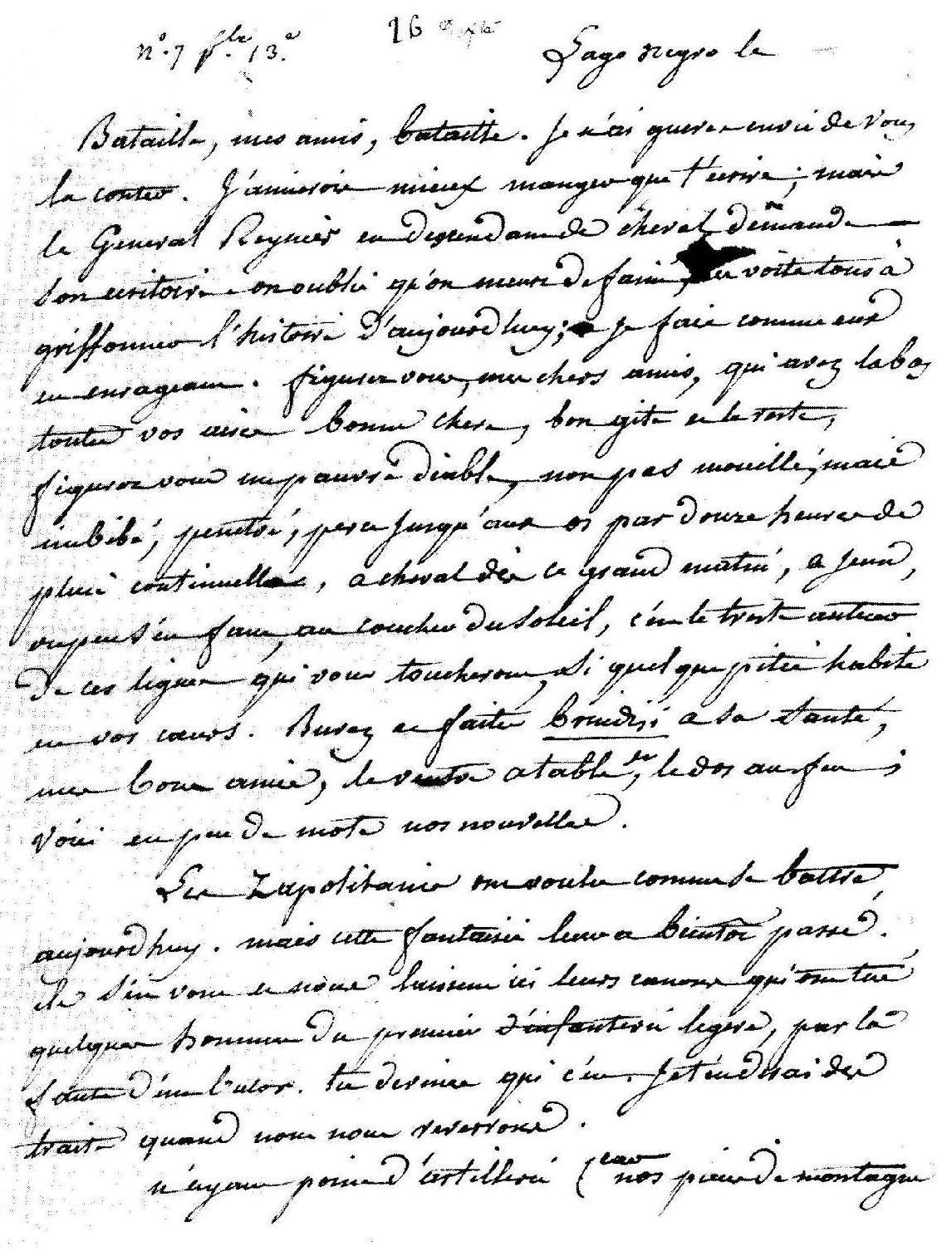 Copie de la lettre de Paul Louis Courier