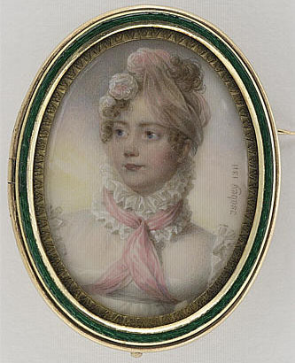 Hortense PERREGAUX Duchesse de Raguse par Jean-Baptiste Isabey