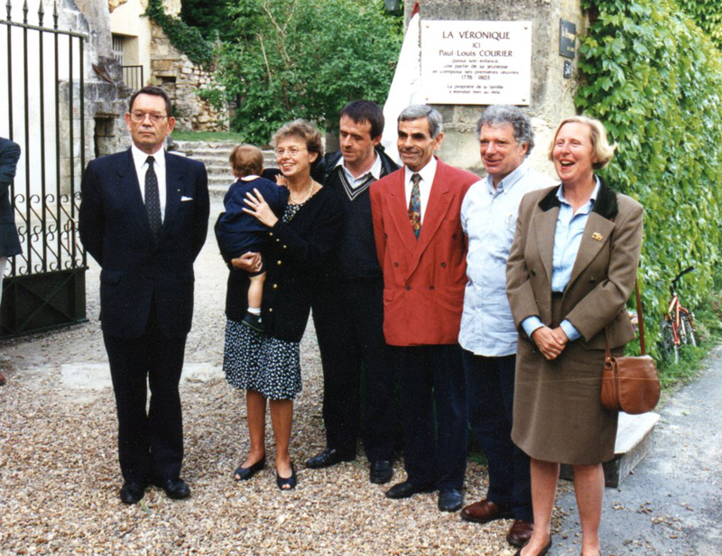 Pose de la plaque à la Véronique