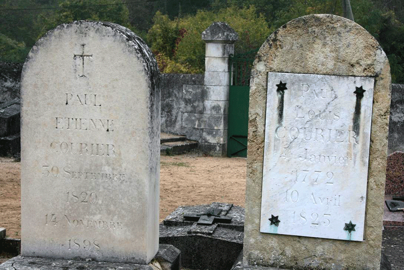 Tombe de Paul-Louis Courier (photo O Lautman)